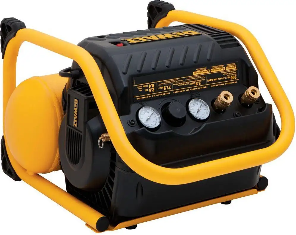 DeWalt DWFP55130 Heavy Duty 200 PSI Quiet Trim Air Compressor 2.5 Gallon Professionals