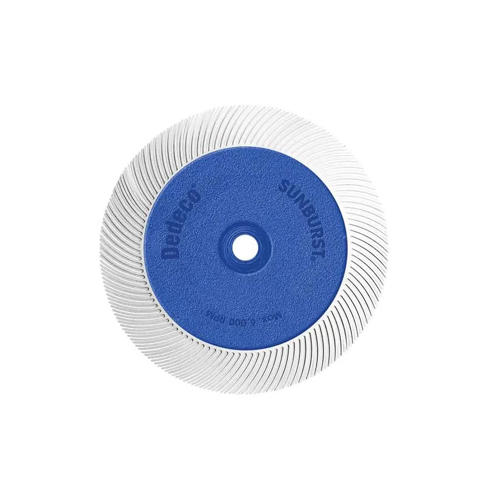 Dedeco Sunburst 7-5/8 Inch 120-Grit TC Radial Discs Polishing