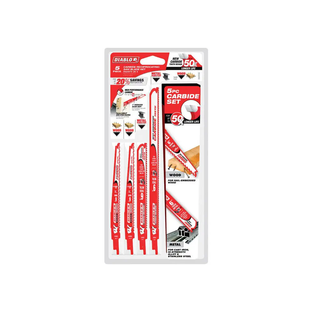 Carbide Tipped Metal Cutting Reciprocating Blades - Best Professional Hand Tools at Low Price Diablo