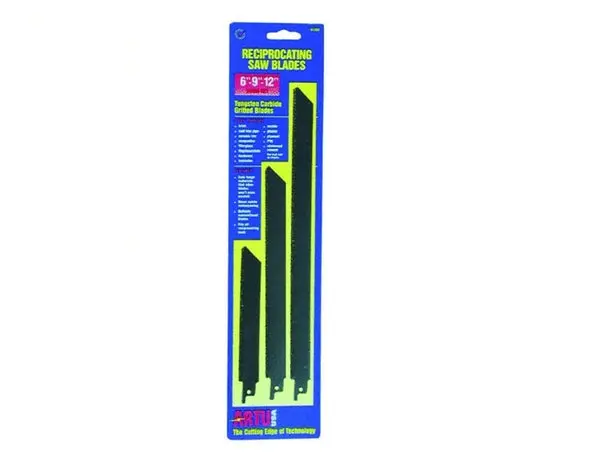 Artu Usa 01800 3-Piece Reciprocating Saw Blade Set