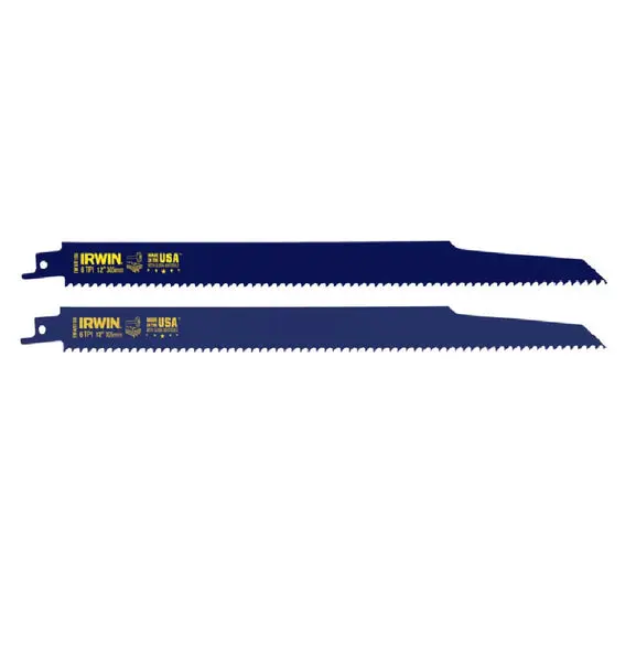 Irwin 2018875 Bi-Metal Reciprocating Saw Blades 12 Inch Wood and Metal