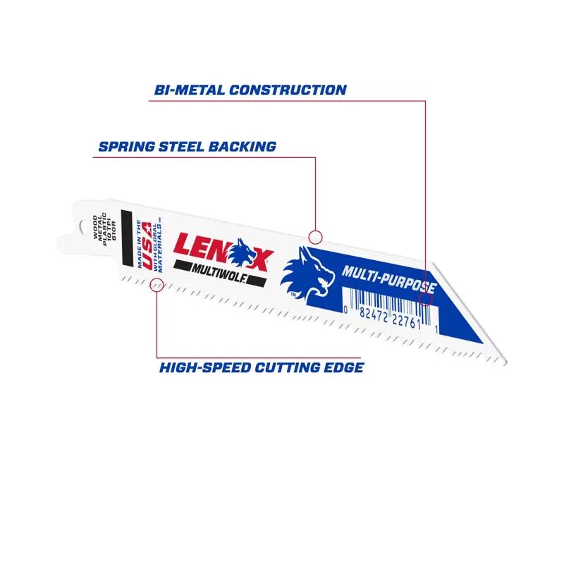 Lenox 6 Bi-Metal Reciprocating Saw Blade 10 TPI 50 Pack