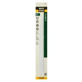 9-Inch 5/7-TPI Bi-Metal Cobalt Reciprocating Saw Blades 2-Pack Fast Wood Cutting Master Mechanic