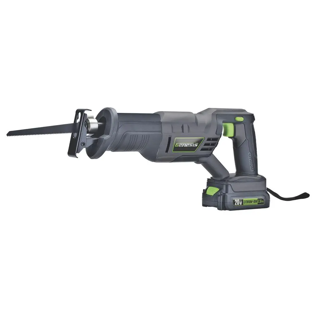 Genesis GLRS20A Lithium Ion Variable Speed Reciprocating Saw 20 Volt