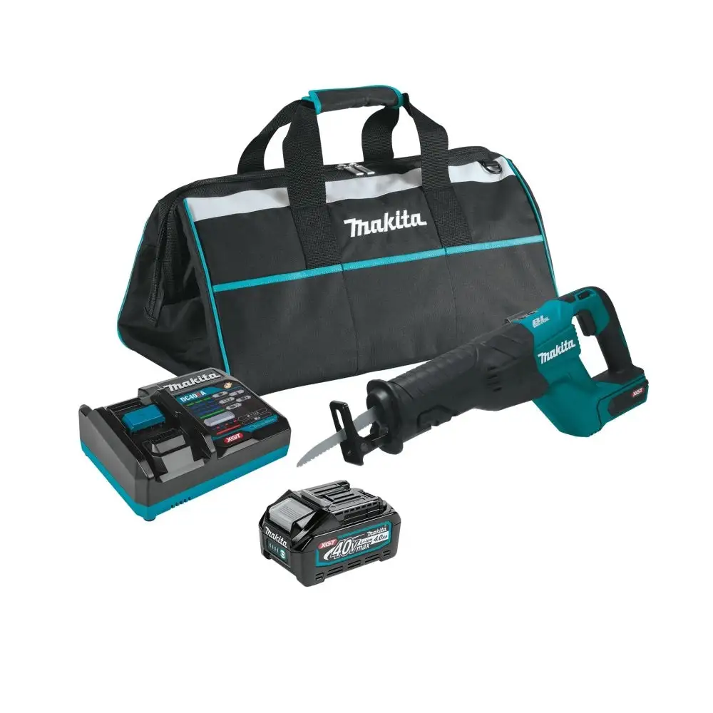 Makita GRJ01M1 Reciprocating Saw Kit 40 Volt Cordless Brushless Cutting Tool