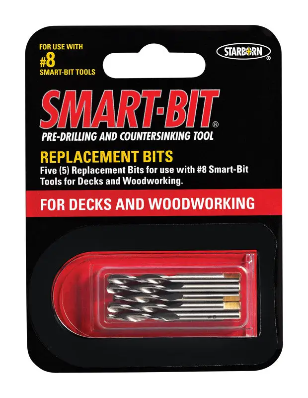 Starborn Smart-Bit #7 Stainless Steel Replacement Bit 5 pc Precision Drilling
