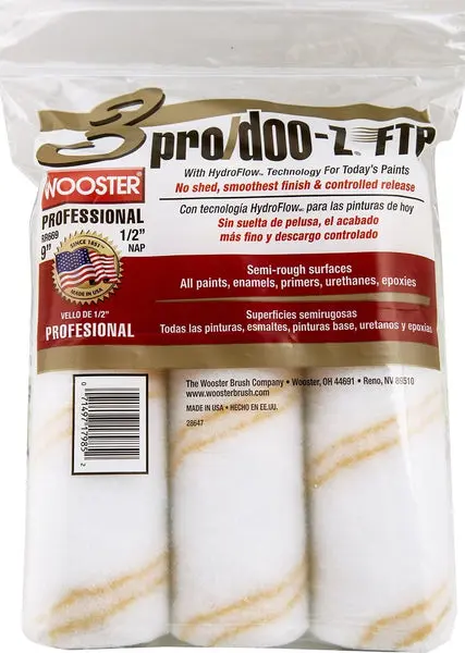 Wooster RR669-9 Pro Doo Z FTP Paint Roller Cover 9 x 1/2 Inch