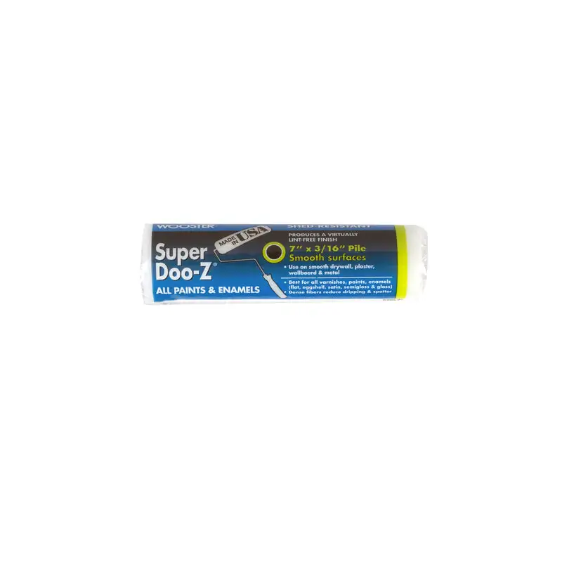 Wooster Super Doo-Z Fabric 3/16 . x 7 . W Regular Paint Roller Cover 1 pk Pack 12