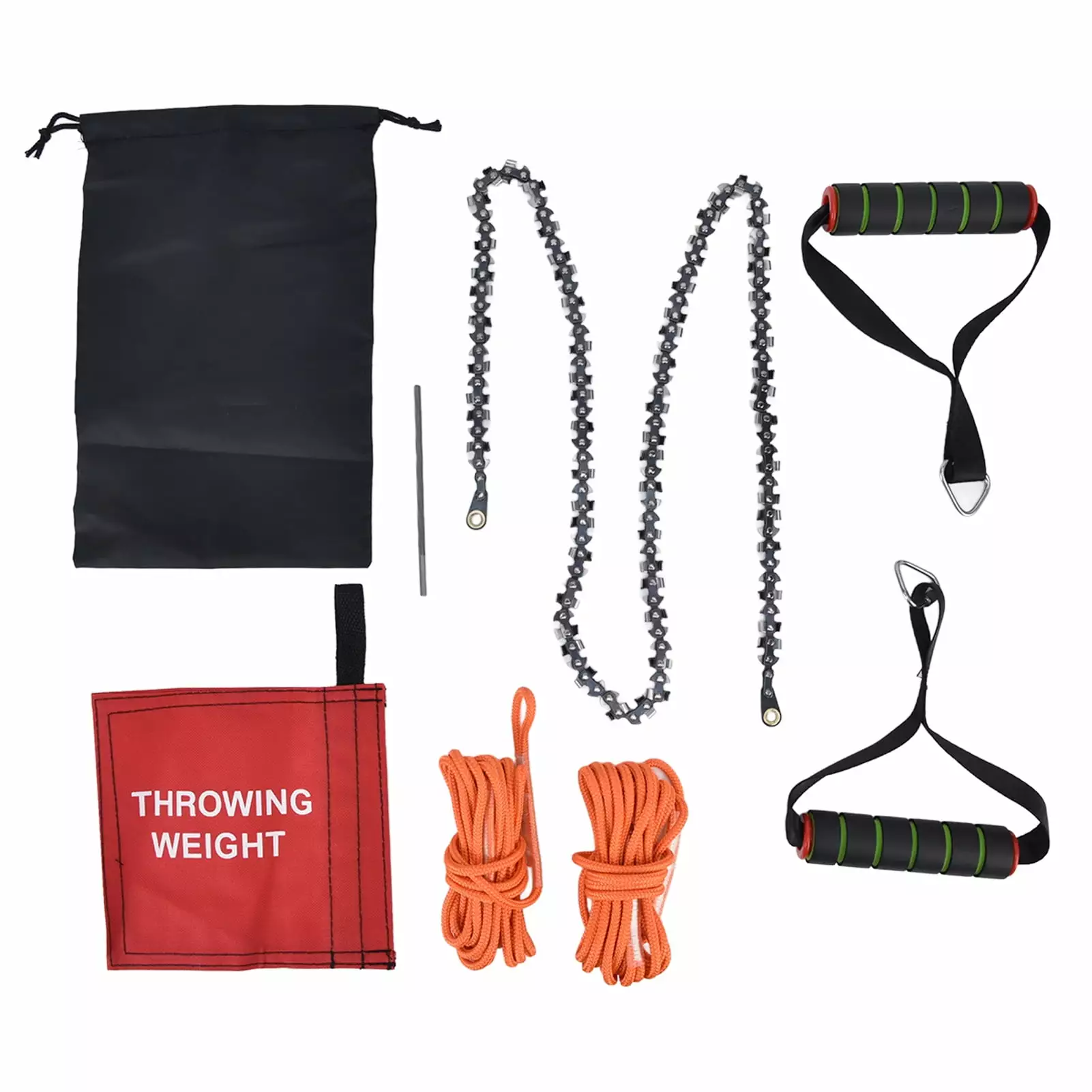 High Reach Hand Chain Saw 48inch Space-saving Travel-friendly Rope Saw Outdoor Camping Hunting Backpacking jinanqingtaoshe...