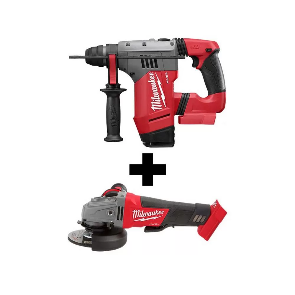 Milwaukee M18 FUEL 18V Brushless Cordless 1-1/8 SDS-Plus Rotary Hammer Grinder