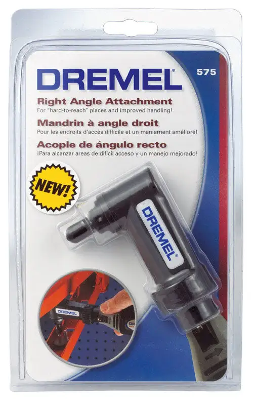 Dremel 4 Inch Right Angle Attachment Plastic and Steel