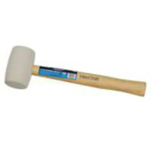Mintcraft JL24116-16W Rubber Mallet 16 Oz White Non-Marring Hammer