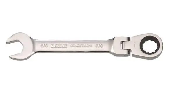 DeWalt DWMT75211OSP Flexible Head Ratchet Combination Wrench 5/8 Inch Professional Tool