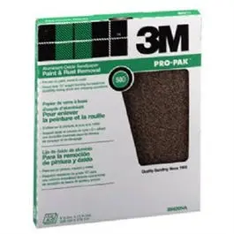 220-Grit Aluminum Oxide Sandpaper 9-Inch x 11-Foot 25-Count Wood Finishing Sold in store by the unit