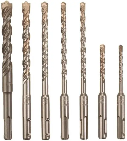 Bosch HCST006 SDS-plus Bulldog Rotary Hammer Bit Set Chisels and Carbide Tips