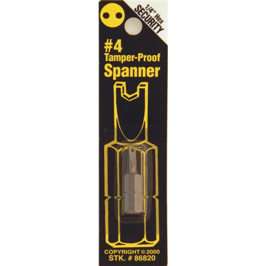 Best Way Tools #4 Spanner Security 1 . 1/4 . Hex Screwdriver Bit Secure Fastening