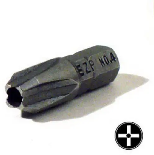 Eazypower 19934 Security #4 Phillips Insert Bit 1 Inch Length Tamper Proof Screws