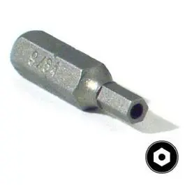 9/64-Inch Security Hex Key Isomax 1-Inch Insert Bit Precision Work Various