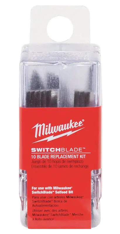 Milwaukee SWITCHBLADE Carbon Steel Self-Feed Drill Bit Set Hex Shank 9 pc