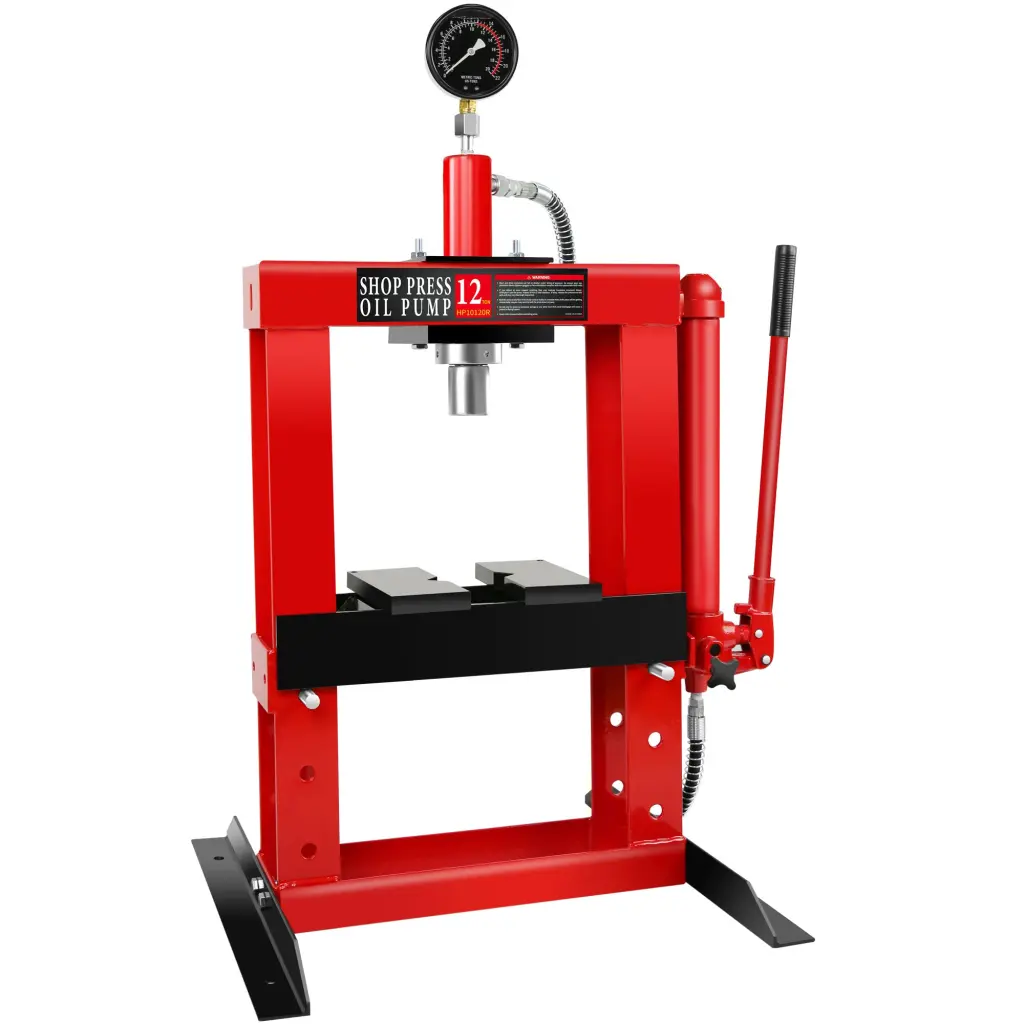 12 Ton Customizable Benchtop Hydraulic Shop Press Garage Stamping ys