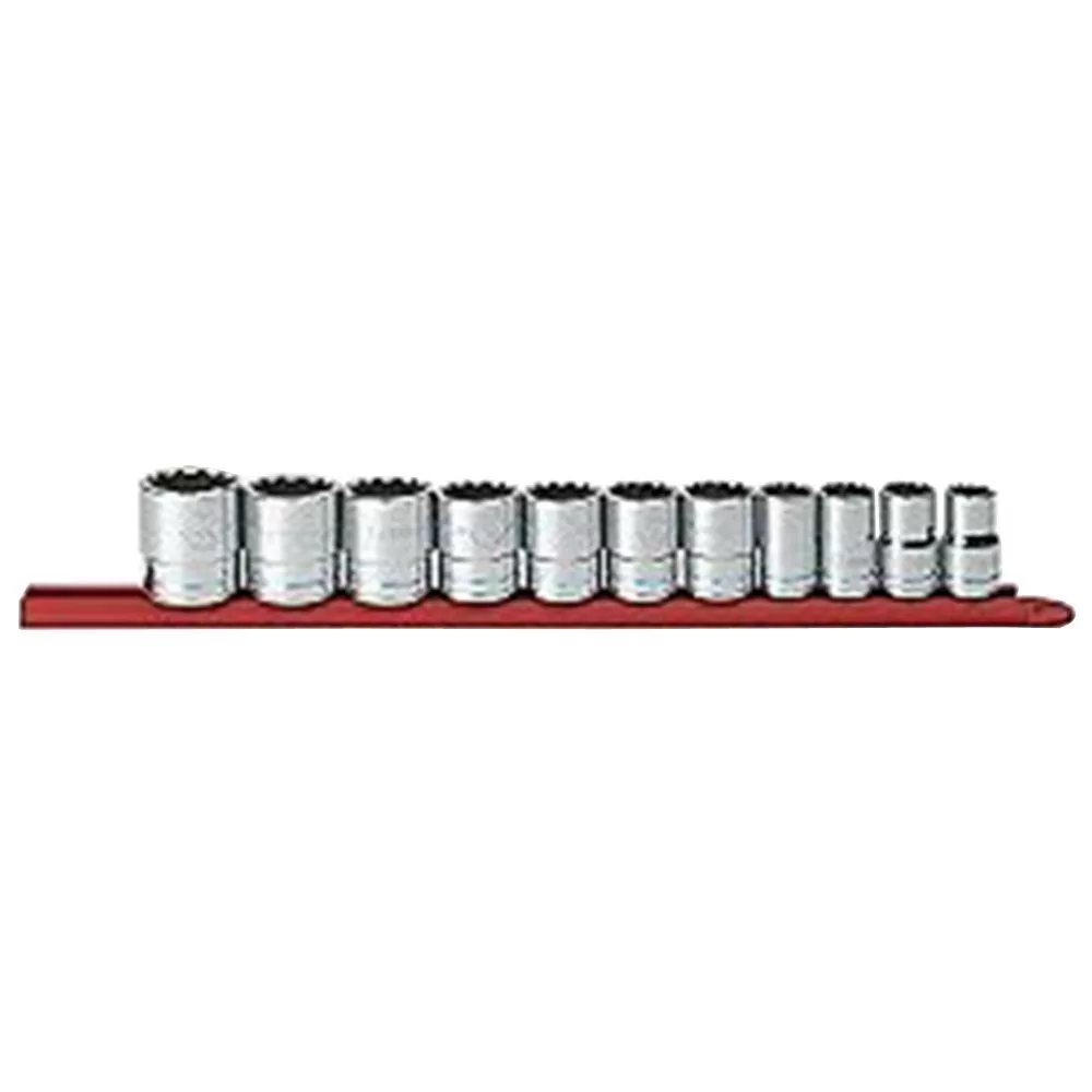 GEARWRENCH 1/2 . Drive 12-Point SAE Standard Socket Set 11-Piece