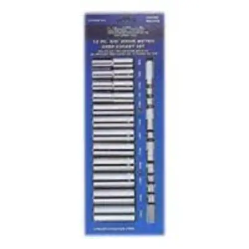 Vulcan TS1012MD Chrome Vanadium Steel Socket Set