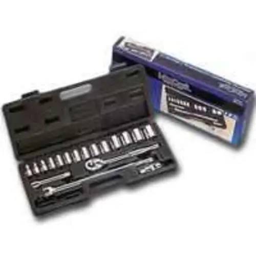 Vulcan TS10193L Chrome Vanadium Steel Socket Set