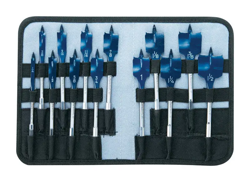 Bosch Daredevil High Carbon Steel Spade Bit Set Hex Shank 13 Piece Drill Bits