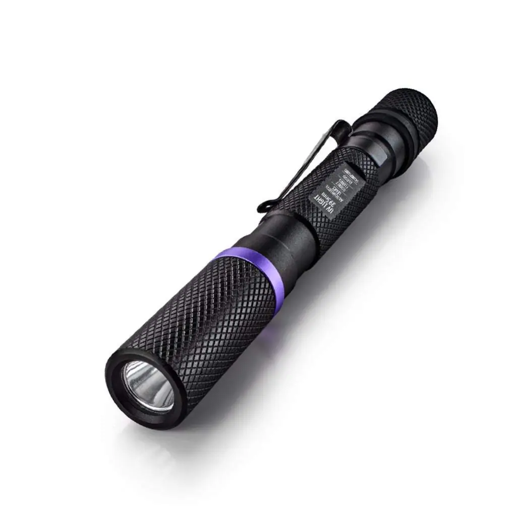 Police Security UV Penlight 2AAA Forensic and Counterfeit Detection