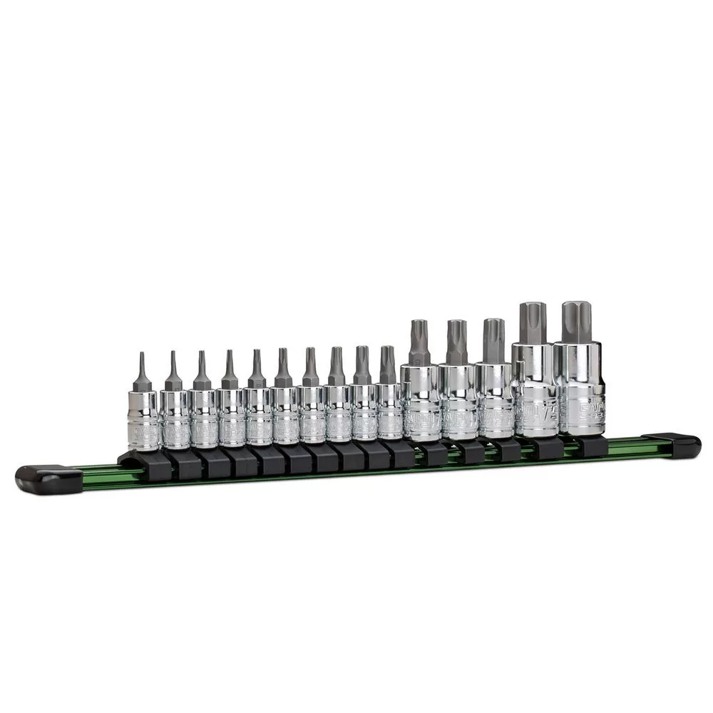 Capri Tools Star Bit Socket Set 15-Piece Automotive and Machinery