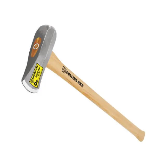 Collins TJ6AHC 6 Lb Splitting Maul 36" Hickory Handle