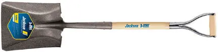 SQ POINT SHOVEL D-HANDLE RAZORBACK Heavy Duty Digging Shovel Ames True Temper