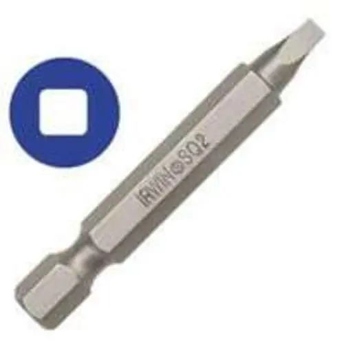 Irwin 93205 Power Bit Square Recess #2 Drills and Screwdrivers