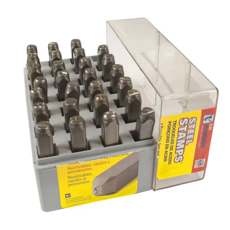 C.H. Hanson 1/4 Inch Letter Stamp Set 27 Piece