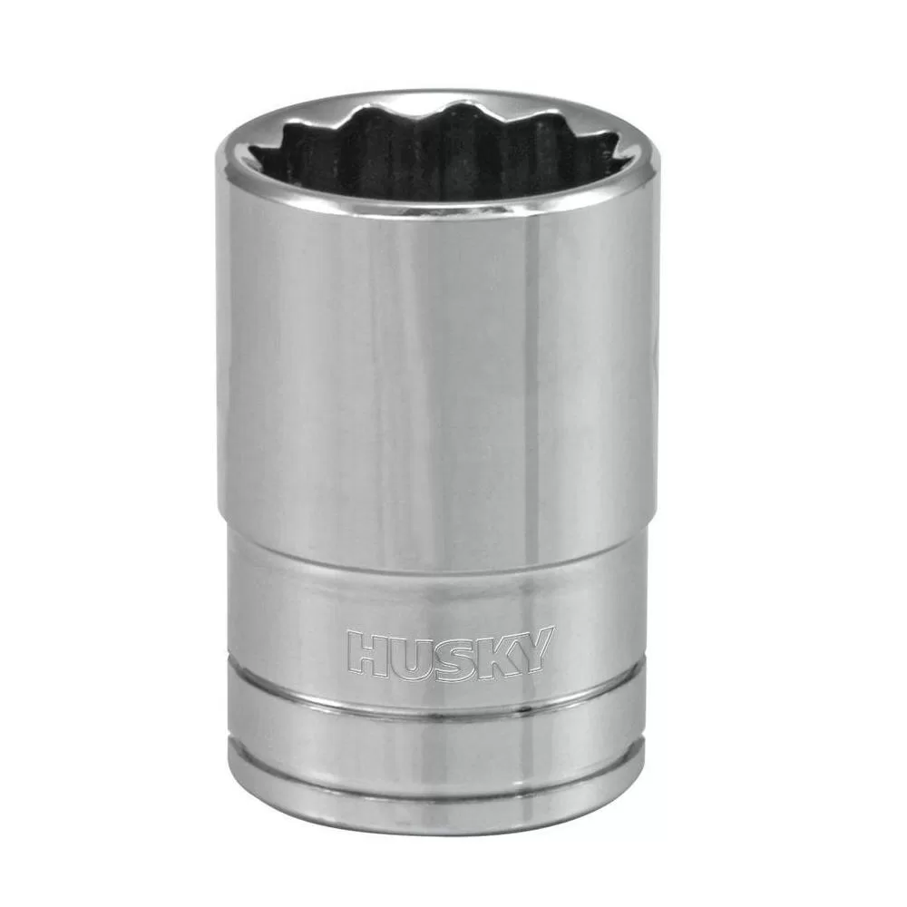 Husky 1/2 . Drive 3/4 . 12-Point SAE Standard Socket Professional Use