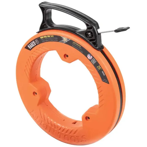 Klein Tools 56335 DepthFinder High Strength Steel Fish Tape Electrical Wiring