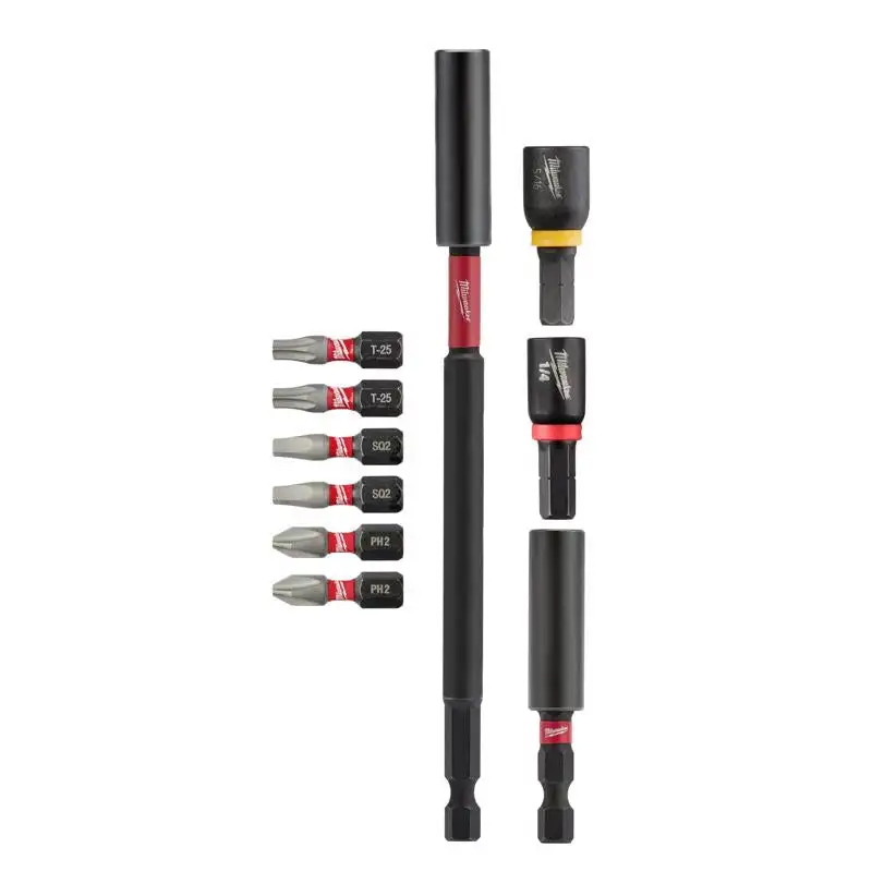 Milwaukee Shockwave High Speed Steel Impact Duty Step Drill Bit Set Quick-Change Hex Shank 3-Piece
