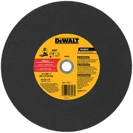 14-Inch x 7/64-Inch Stud Cutting Wheel Heavy-Duty Use Dewalt