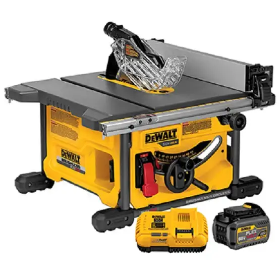 DeWalt DCS7485T1 Flexvolt 60V Table Saw Kit Battery and Charger