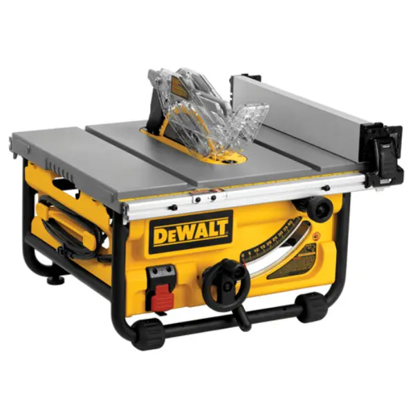 DeWalt DWE7480 Compact Job Site Table Saw 10 Inch Site-Pro Guarding