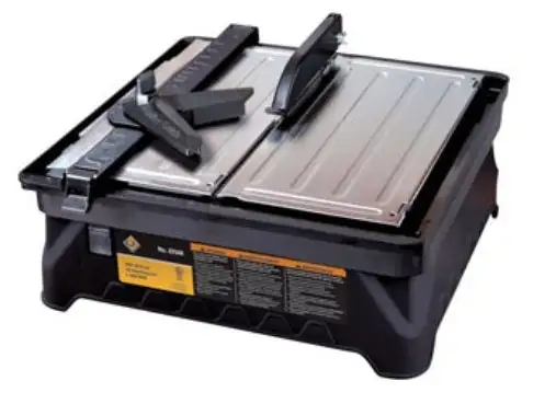 Wet Tile Saw Black 7" - Shop Building Hand Tools Professionals QEP