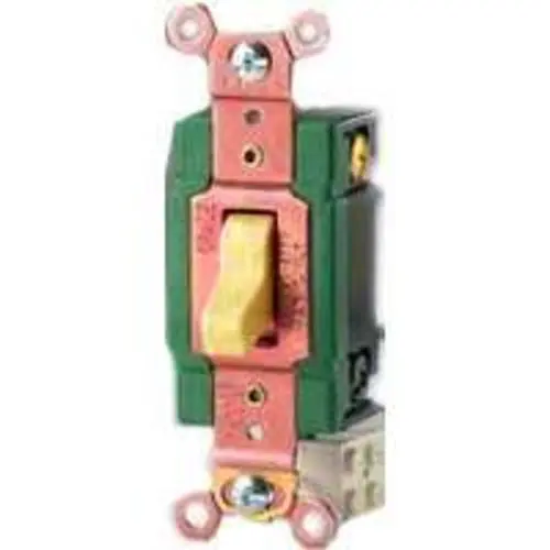 Cooper Wiring 3031V Quiet Toggle Switch Ivory Smooth Operation