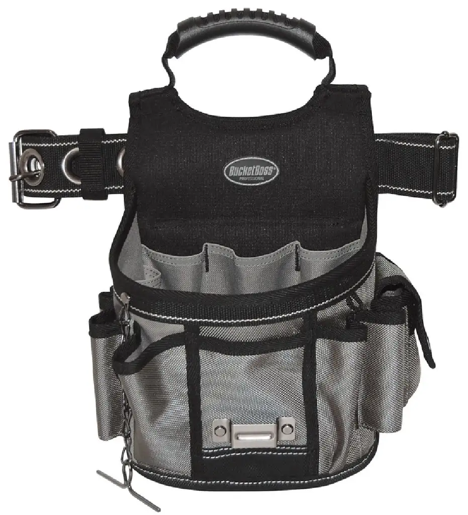 Bucket Boss 60016 Gatemouth Tool Bag Tan & Green Building Hand Tools at Low Price