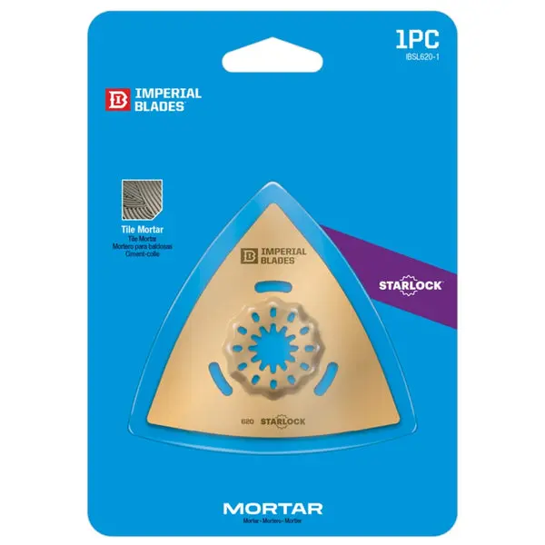 Imperial Blades IBSL620-1 Starlock Triangular Blade Detail Sanding and Scraping