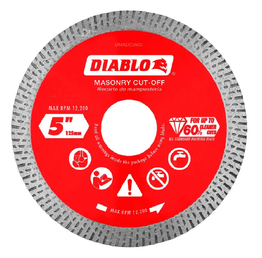 Diablo DMADST0600 Diamond Segmented Turbo Cut-Off Discs Fast Cutting