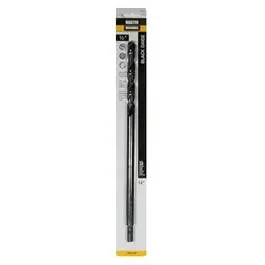 1/2 x 12 Inch High-Speed Black Oxide Drill Bit Metal Wood Plastic Master Mechanic