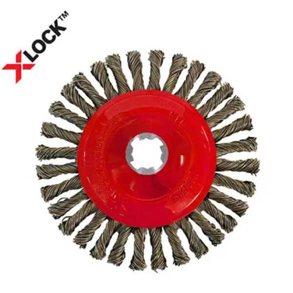 Diablo DWW400XSBC01F X-Lock Stringer Bead Twist Wheel 4 Inch Metal Cleaning