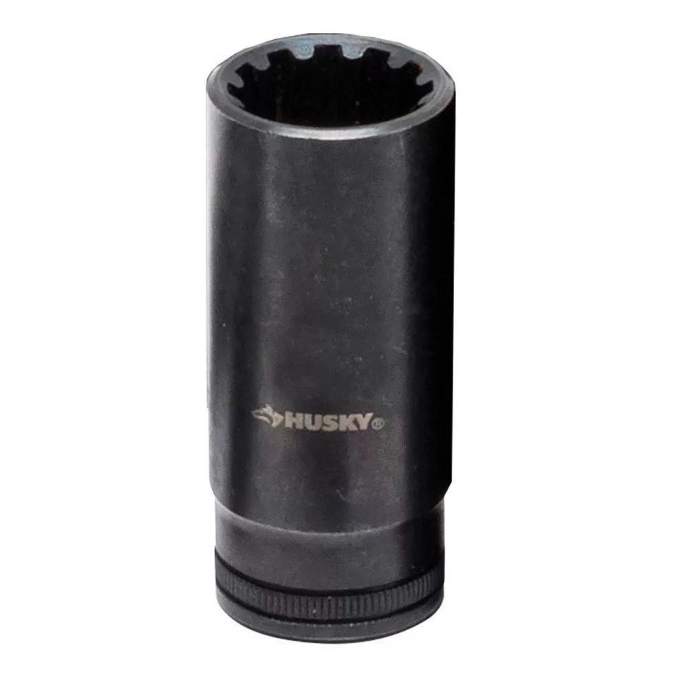 Husky 3/8 . Drive 14 mm Knurl Grip Deep Universal Socket Professional Mechanics