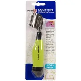 Soft Grip Razor Knife 5 Blades Retractable Utility Cutter Zinsser