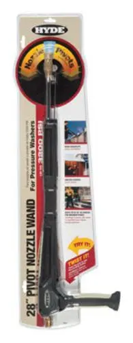 Hyde 28430 Pivot Nozzle Pressure Washer Wand 28 Inches